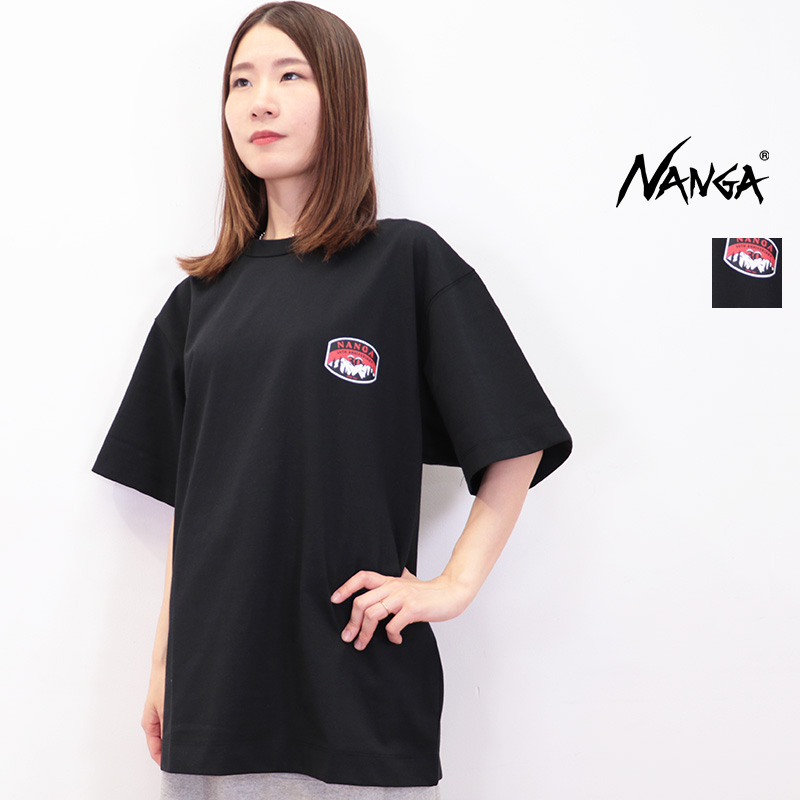 NANGA ナンガ  NW2411-1G030-A エコハイブリットサーティエス アニバーサリーTシャツ ECO HYBRID NANGA 30TH ANNIVERSARY TEE UNISEX レディース メンズ ユニセックス オーバーサイズ | 24SS トップス 春夏