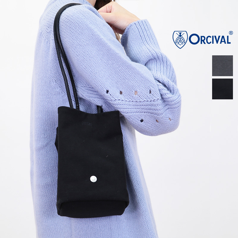ORCIVAL オーシバル OR-H0325 HBT パースバッグ ミニショルダーバッグ トートバッグ 巾着バッグ ポーチ付き 財布付き ミニウォレット | 24AW バッグ