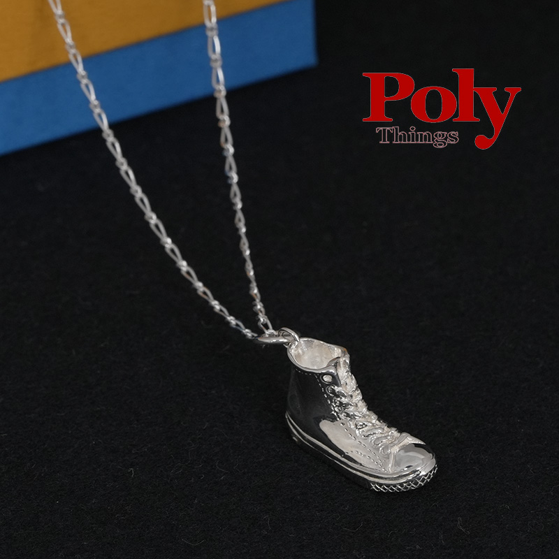 PolyThings ポリーシングス Usual Sneakers  ユージュアルスニーカーズ シルバーネックレス 40cm チェーンネックレス | アクセサリー 26SS