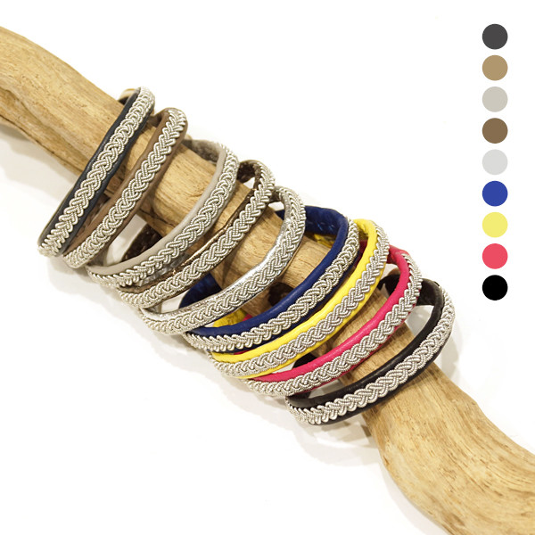 【40%OFF】HANNA WALLMARK ハンナウォールマーク  SAMIS ブレスレット ミサンガ  アクセサリー プレゼント ギフト レザー 本革 鹿革 北欧 スウェーデン