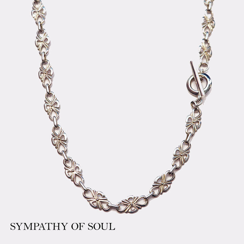 SYMPATHY OF SOUL シンパシーオブソウル stN2403S フラワーチェーンネックレス Flower Chain Necklace シルバー | アクセサリー 24SS