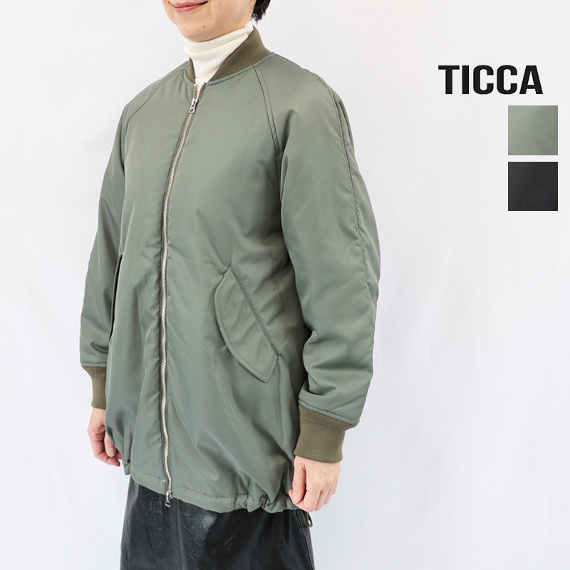 TICCA ティッカ TBFA-012 ミドルMA-1 ミリタリー ライトアウター ブルゾン | 26AW アウター 秋冬