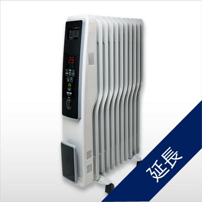 延長 | TEKNOS(テクノス)|オイルヒーター TOH-D1101 適用床面積:10畳[暖房器具(ストーブ・ヒーター)]