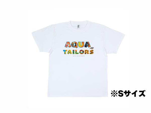 【Lazy coffee design×Aquatailors　限定コラボ】T-shirt　ホワイト　Sサイズ
