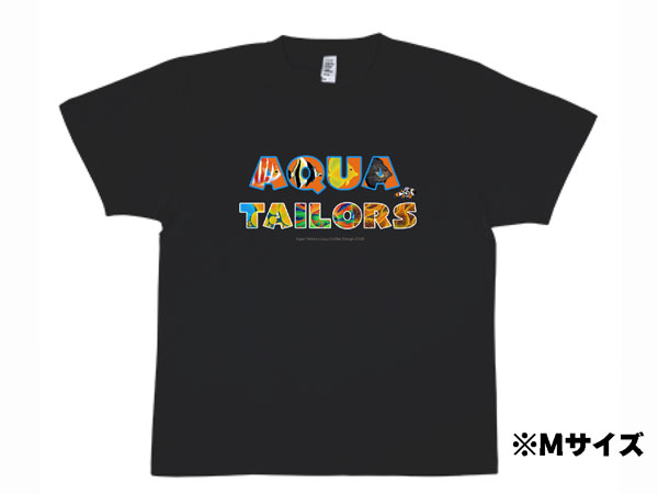 【Lazy coffee design×Aquatailors　限定コラボ】T-shirt　ブラック　Mサイズ