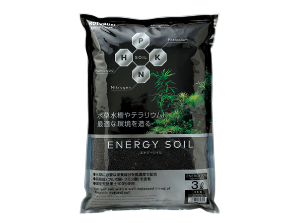 コトブキ エナジーソイル ノーマルブラック 3L　