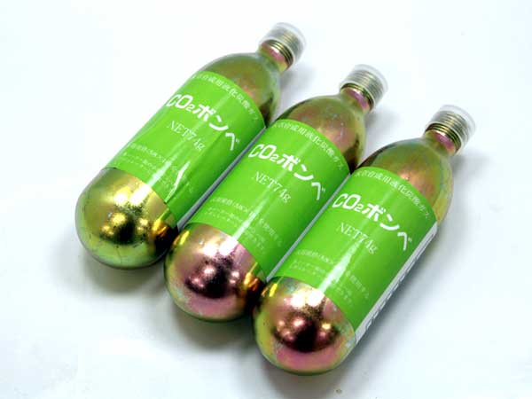 汎用タイプ 小型CO2ボンベ 3本セット アクアテイラーズ