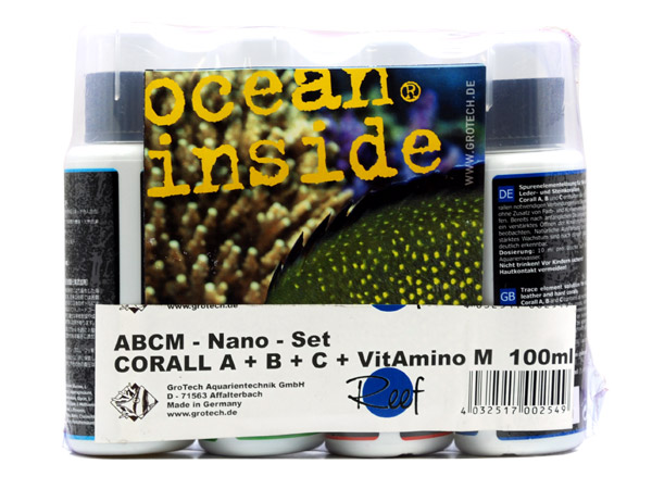 GroTech ABCM-Nano-Set (ABC+vitアミノ 4本セット) 100ml
