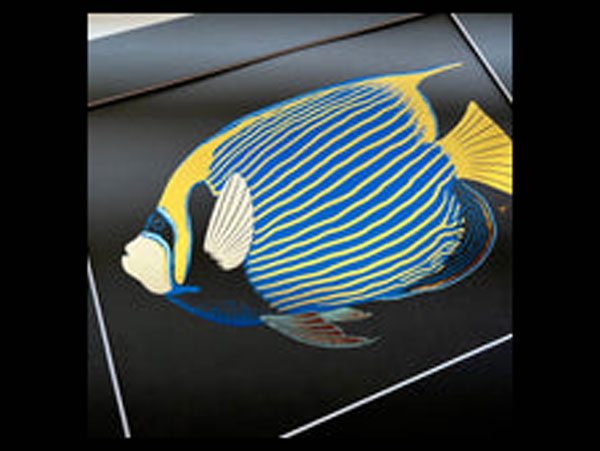 【正規輸入品】Emperor Angel Fish Foil Art Print