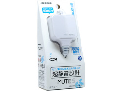 ニッソー 超静音設計エアーポンプ ｍｕｔｅ ミュート ｓ ホワイト アクアテイラーズ