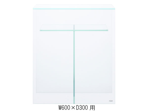 （取り寄せ商品・日にち指定不可）【大型商品５００円追加】ADA 108-620 キューブキャビネット・クリア　W600×D300用