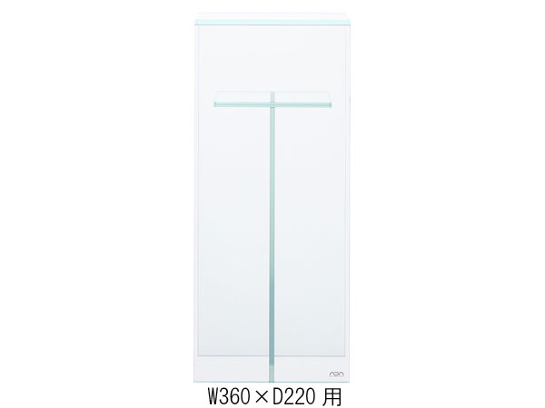 （取り寄せ商品・日にち指定不可）ADA 108-618 キューブキャビネット・クリア　W360×D220用