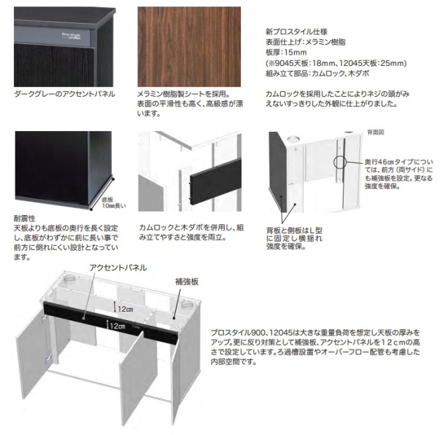 大型商品】コトブキ プロスタイル6045 ホワイト アクアテイラーズ
