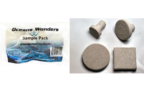 Oceans Wonders sample pack aragonite