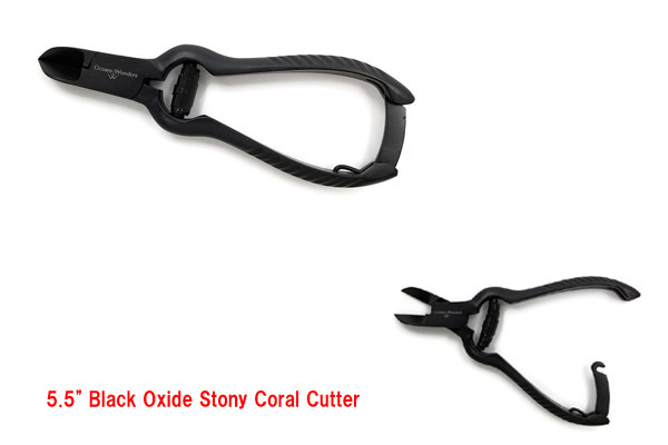 Oceans Wonders 5.5 inch black oxide stony coral cutter