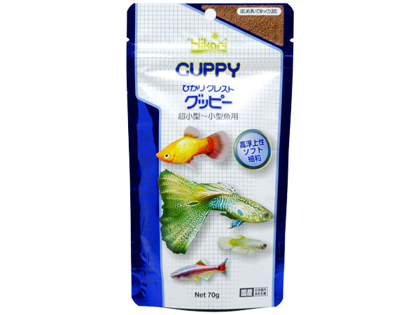 キョーリン ひかりクレスト グッピー 70g