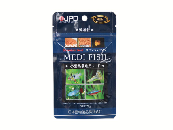 日本動物薬品 メディフィッシュ 20g