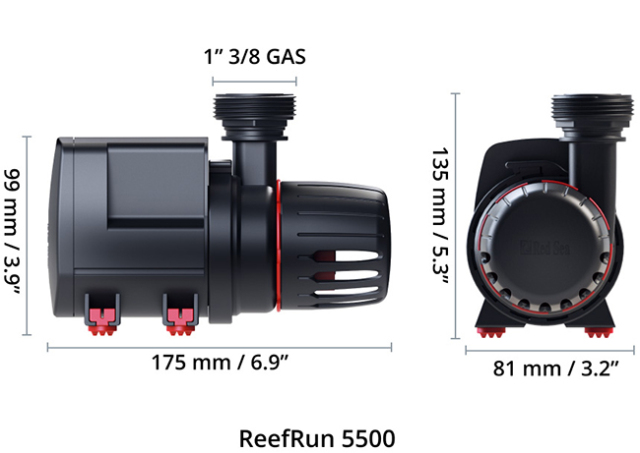 お取り寄せ】Red Sea ReefRun 5500 DCポンプ(コントローラー別売り