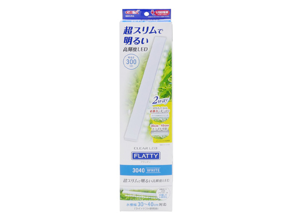 GEX クリアLED フラッティ3040 WH