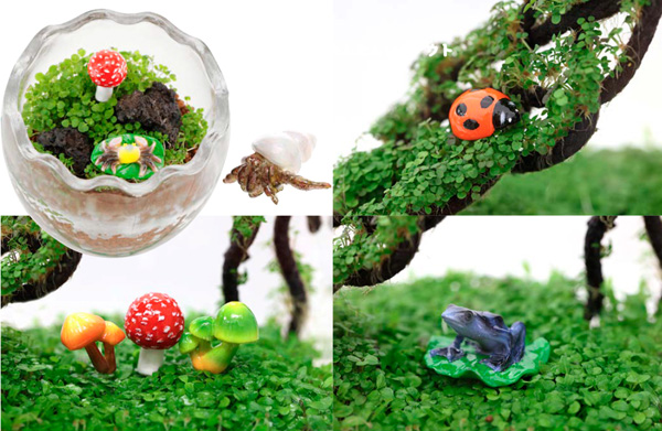 水作 ほとりえ ミニチュアピック カニブルー アクアテイラーズ