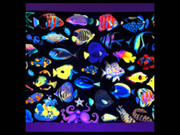 【正規輸入品】”Reeftopia”UV Reactive Tapestry