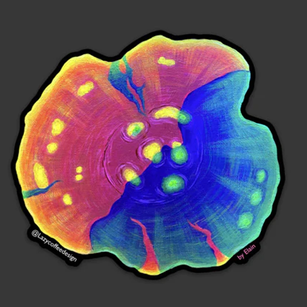 【正規輸入品】lazycoffeedesign Rainbow chalice Sticker