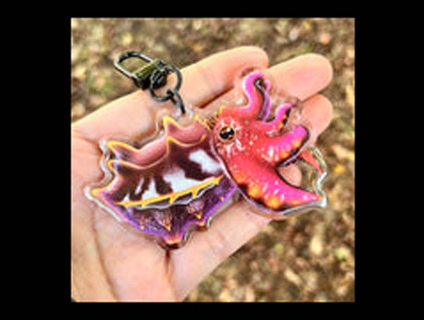 【正規輸入品】Flamboyant Cuttlefish Keychain