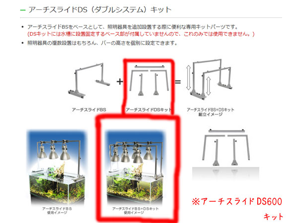 【在庫限りの限定特価】アーチスライドDS（ダブルシステム）キット600