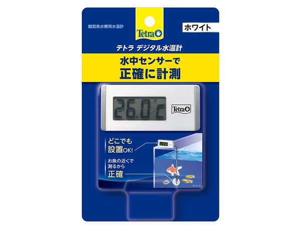 テトラ デジタル水温計 ホワイト WD-1