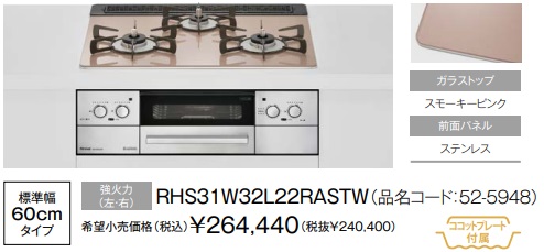 RHS31W32L22 RASTW