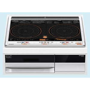 三菱電機　IHクッキングヒーター　シンプルタイプ幅60cm　2口IH　CS-G20K（ブラック）