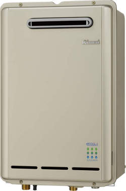 Rinnai（リンナイ）　ガス給湯器　エコジョーズ／音声ナビ　屋外壁掛型16号　RUX-E1610W