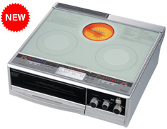 三菱電機　IHクッキングヒーター　3口タイプ据置型（30Aタイプ）　幅60cm　CS-G39CS