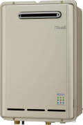 Rinnai（リンナイ）　ガス給湯器　エコジョーズ／音声ナビ　屋外壁掛型24号　RUX-E2400W