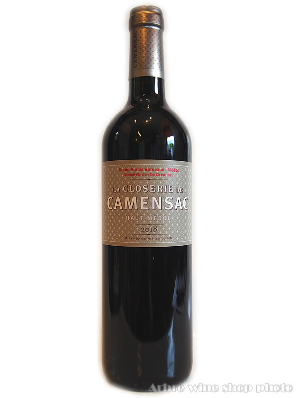 [2018］ラ・クロズリー・ド・カマンサック　LA CLOSERIE DE CAMENSAC　赤　750ml