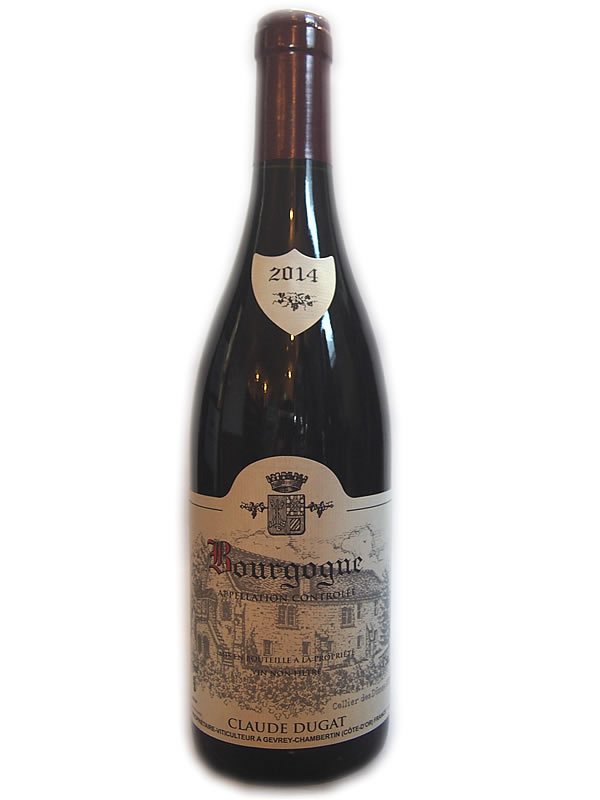 [2014]ブルゴーニュ ルージュ/クロード・デュガ Bourgogne/Claude DUGAT  赤　750ml