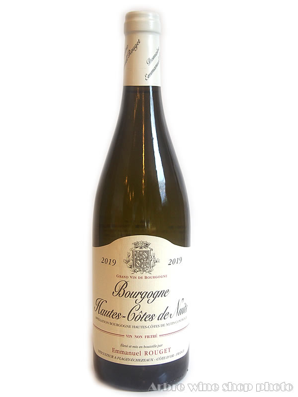 [2019]ブルゴーニュ オート コート ド ニュイ ブラン/エマニュエル・ルジェ　Bourgogne Hautes-Cotes de Nuits/EMMANUEL ROUGET　白 750ml