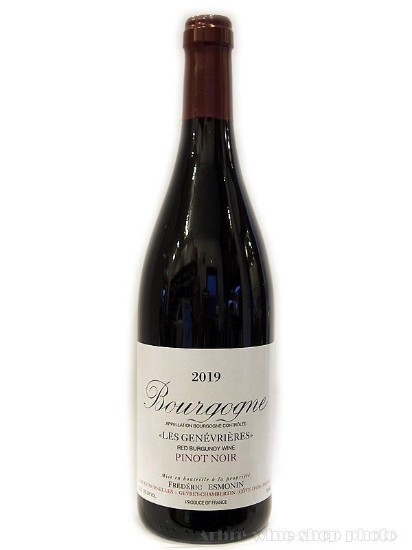 [2021]ブルゴーニュ ルージュ レ ジュネヴリエール/フレデリック エスモナン Bourgogne Rouge Les Genevrieres/Frederic ESMONIN 赤　750ml