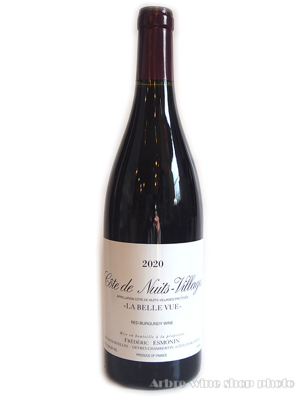 [2020]コート ド ニュイ ヴィラージュ ラ ベル ヴュ/フレデリック・エスモナン　Cote de Nuits-Villages La Belle Vue /Frederic ESMONIY 赤　750ml