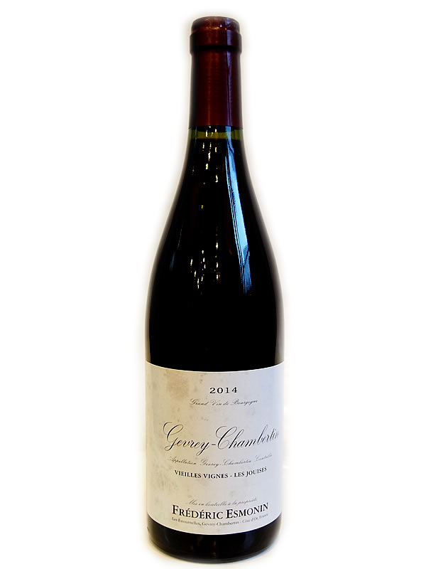 訳あり[2014]ジュヴレ・シャンベルタン ヴィエーユ・ヴィーニュ　レ・ジュイーズ/フレデリック・エスモナン　Gevrey-Chambertin Vieilles Vignes Les Jouises/Frederic ESMONIY 赤　750ml　※エチケット汚れ