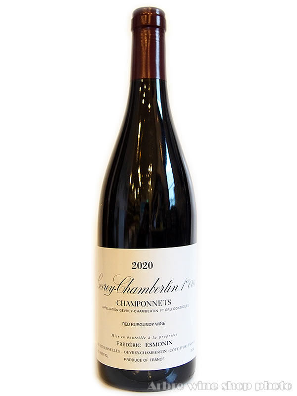 [2020]ジュヴレ・シャンベルタン プルミエ クリュ レ・シャンポネ/フレデリック・エスモナン　Gevrey-Chambertin 1er Cru Les Champonnets/Frederic ESMONIY 赤　750ml