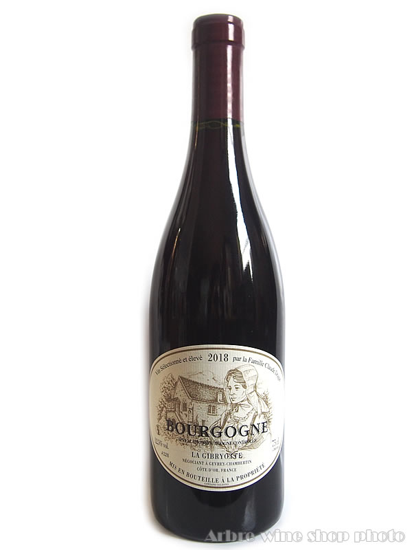 [2018］ブルゴーニュ ルージュ/ラ・ジブリオット　Bourgogne Rouge/La Gibryotte　赤 750ml