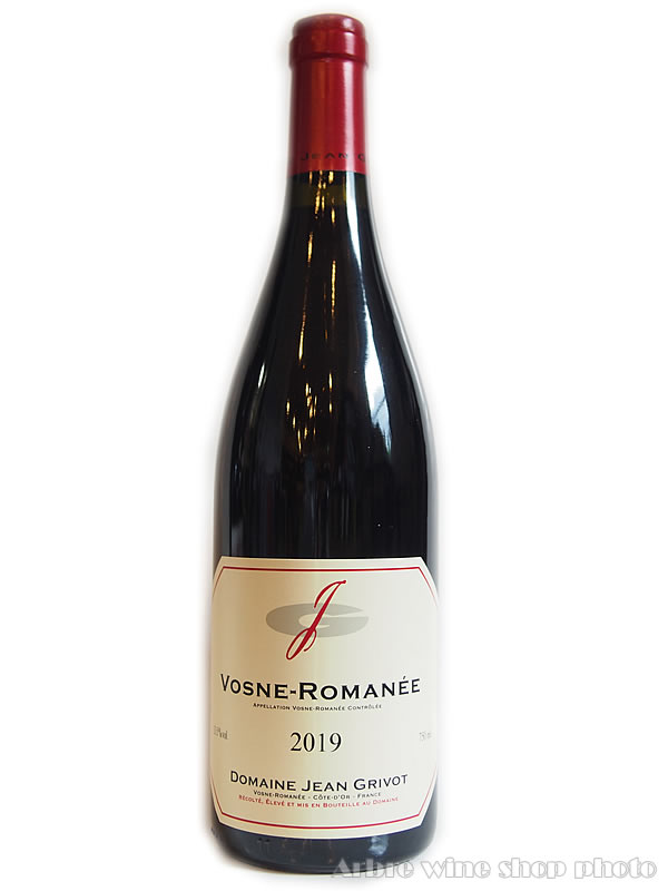 [2019]ヴォーヌ・ロマネ/ジャン・グリヴォ　Vosne-Romanee/Jean GRIVOT 赤 750ml