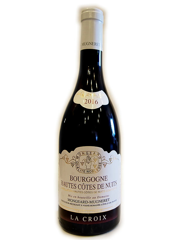 [2016]ブルゴーニュ オート コート ド ニュイ ルージュ ラ クロワ/モンジャール・ミュニュレ Bourgogne Hautes Cotes de Nuits "La Croix"/MONGERD-MUGNERET  赤 750ml