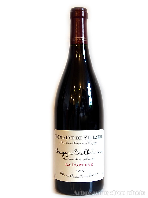 [2016]ブルゴーニュ コート シャロネーズ ラ フォーチューン  アー エ ペー ド ヴィレーヌ Bourgogne Cote Chalonnaise La Fortune/A.etP.de VILLAINE 赤 750ml