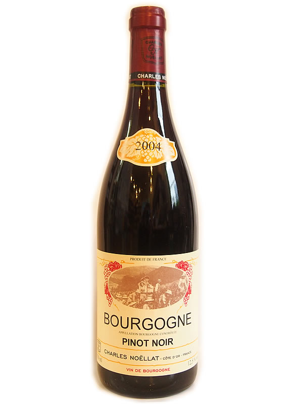 [2004］ブルゴーニュ・ピノ・ノワール　シャルル・ノエラ　BOURGOGNE PINOT NOIR　CHARLES NOELLAT  赤　750ml