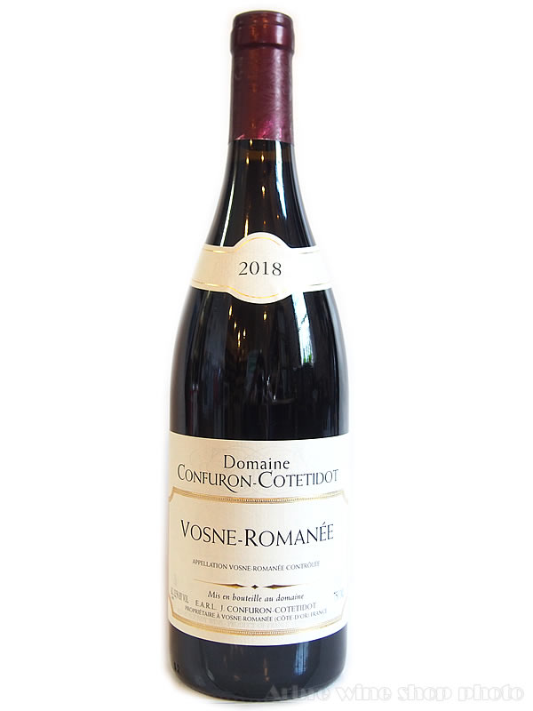 [2018]ヴォーヌ ロマネ　コンフュロン コトティド　Vosne Romanee CONFURON-COTETIDOT 赤　750ml