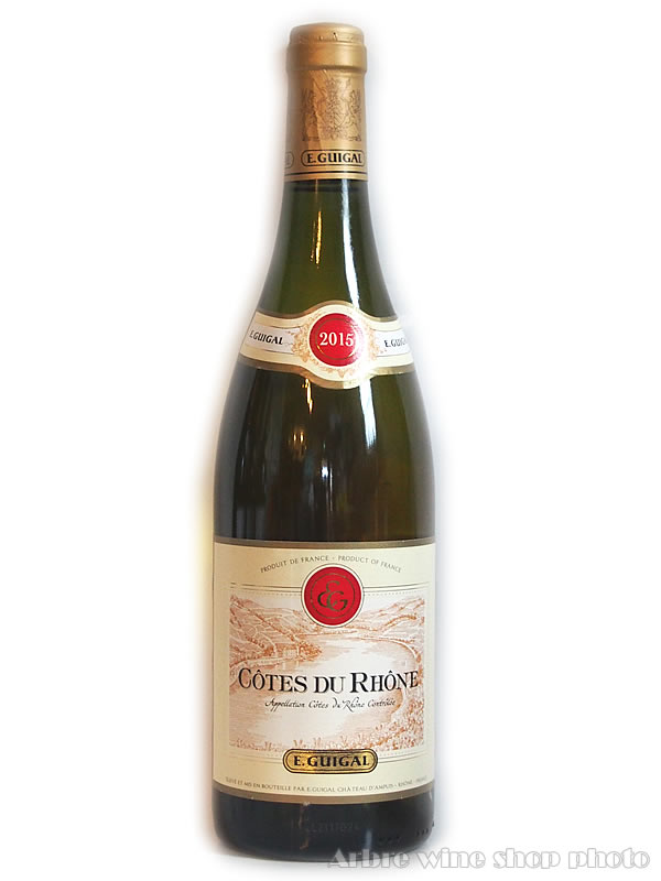 [2015]コート・デュ・ローヌ ブラン/イー・ギガル　Cotes du Rhone Blanc/E.GUIGAL　白　750ml