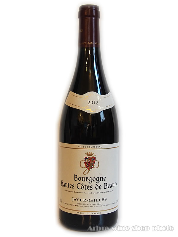 [2012]ブルゴーニュ オート・コート・ド・ボーヌ ルージュ/ジャイエ・ジル Bourgogne Hautes-Cotes de Beaune Rouge/JAYER-GILLES 赤 750ml