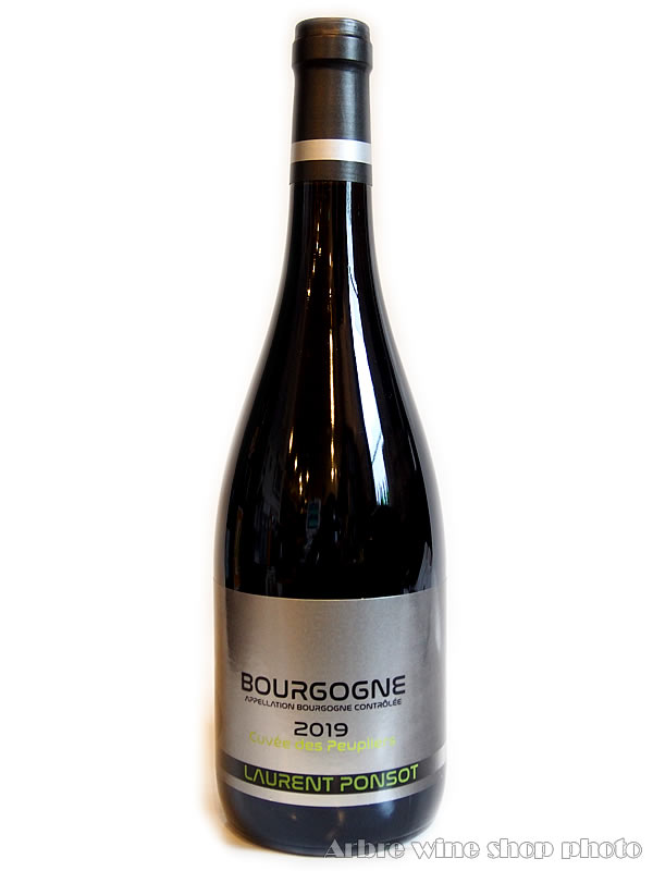 [2019］ブルゴーニュ ルージュ　キュヴェ デ ププリエール/ローラン ポンソ　Bourgogne Rouge Cuvee des Peupliers/Laurent PONSOT 　赤　750ml